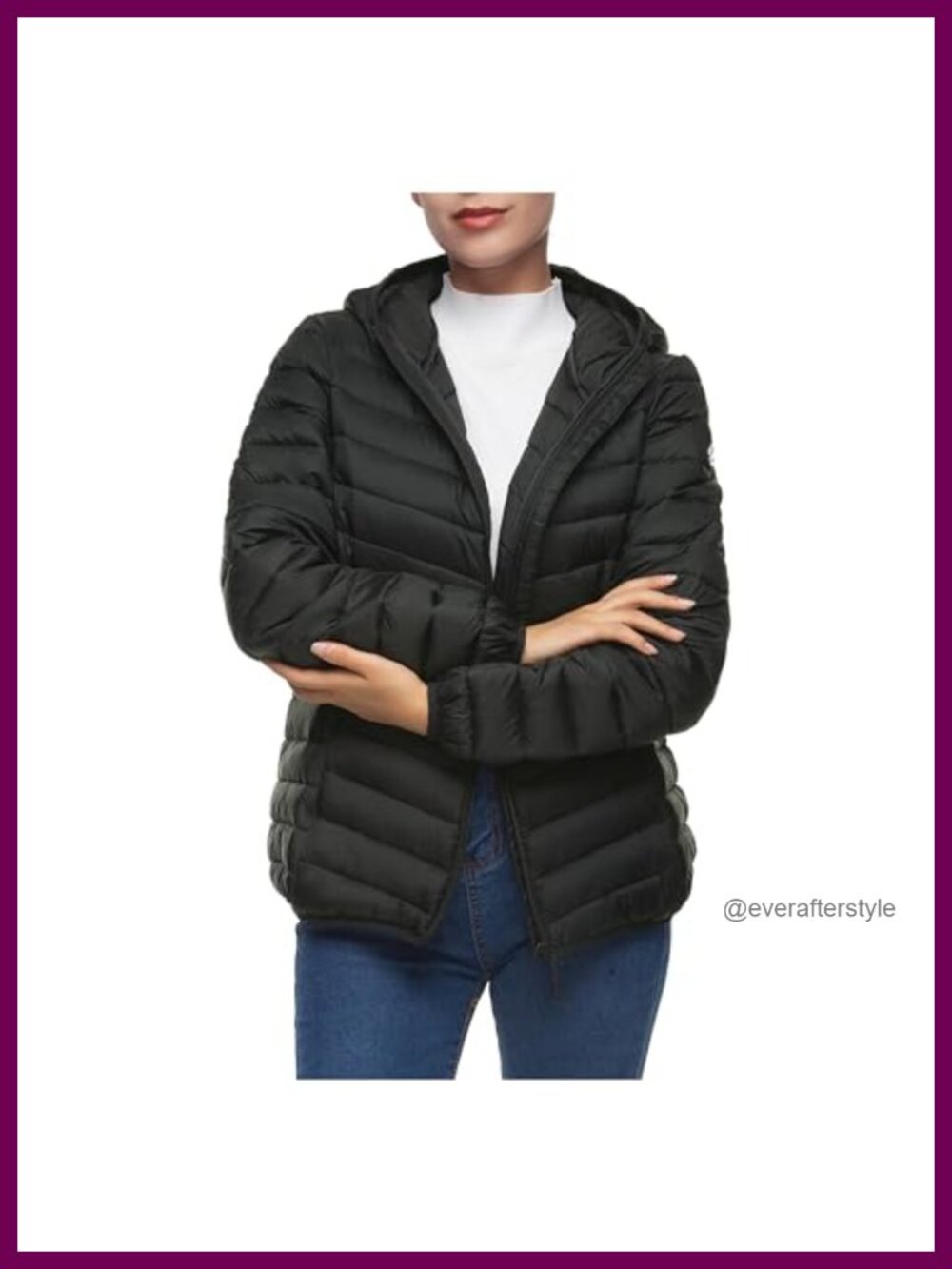 Lightweight Packable Puffer Jacket Water-Resistant Winter Coat
